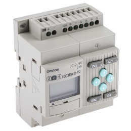1 pcs - Omron ZEN Series Logic Module, 10.8 - 28.8 V dc Supply, Relay Output, 6-Input, Analogue Input
