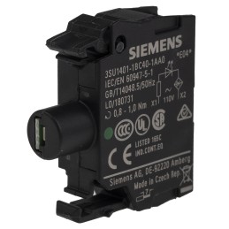 1 pcs - Siemens SIRIUS ACT Light Block - Green, 110 V ac