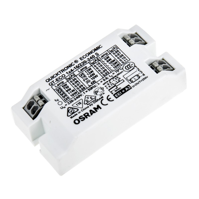 1 pcs - Osram 5 W, 7 W, 9 W, 5.5 (HF) W, 7 (HF) W, 8 (HF) W Electronic Compact Fluorescent Lighting Ballast, 220 - 240 V