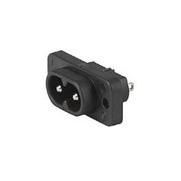 1 pcs : 6160.0012 - AC Power Entry Modules 2573 C8 Inlet w/ Solid Pins