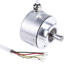 1 pcs - Hengstler RI58-O Series Incremental Incremental Encoder, 5000 ppr, Push Pull Signal, Solid Type, 10mm Shaft