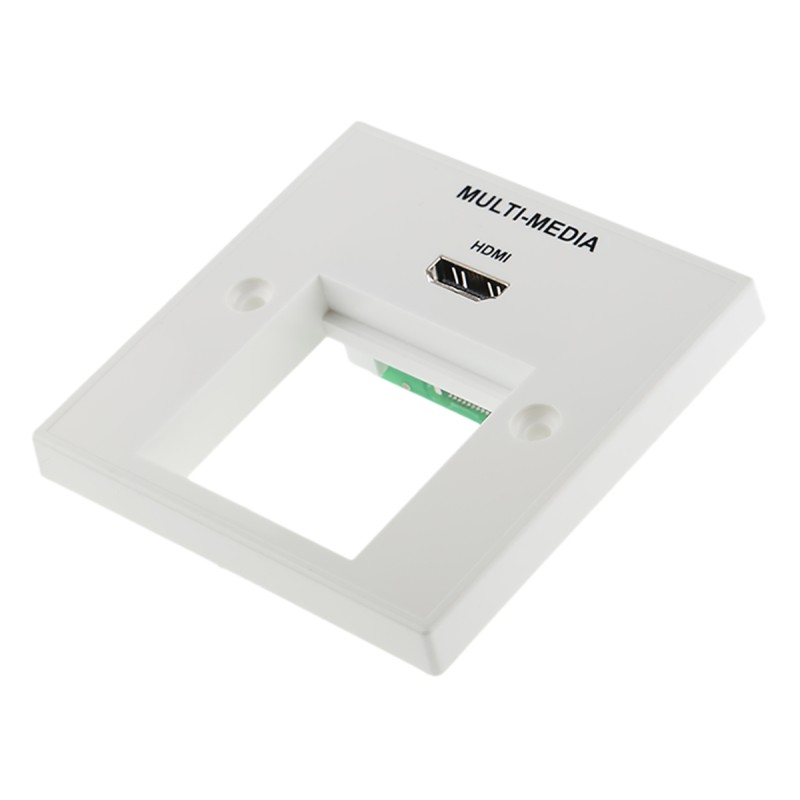 1 pcs - RS PRO Single Gang 1 Way HDMI Faceplate