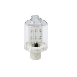 1 pcs - Schneider Electric LED Red Bulb, BA15d 24 V ac/dc