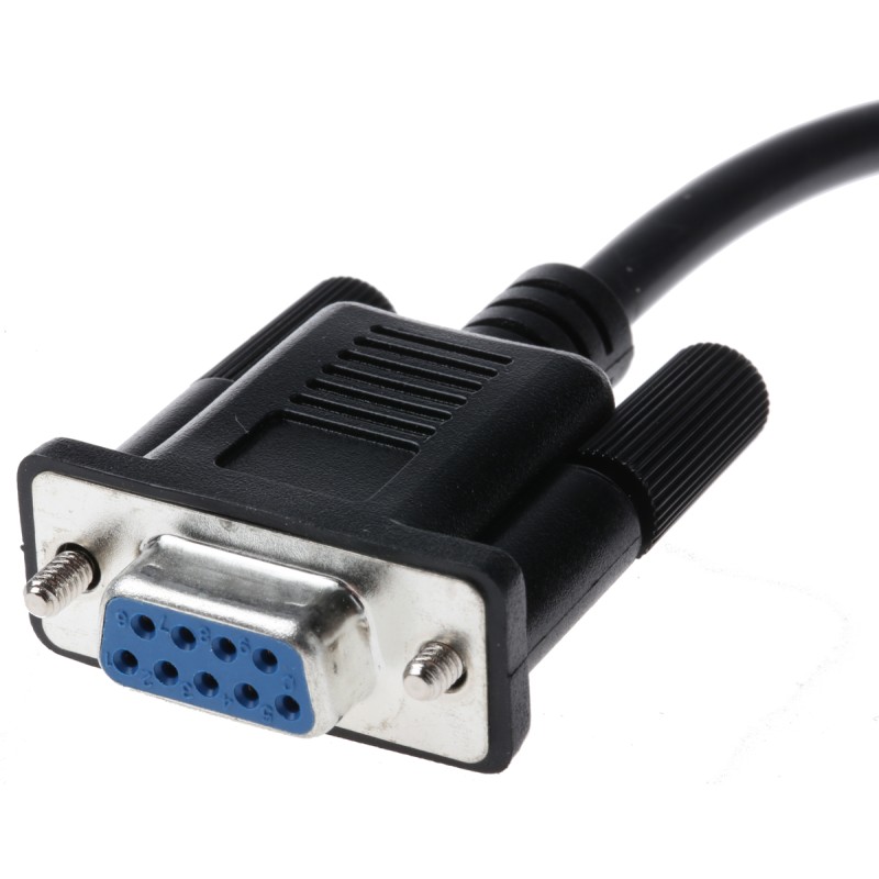 1 pcs - Fluke PM9080/101 Oscilloscope RS232 Cable, Model 1642343, For Use With 190 Series