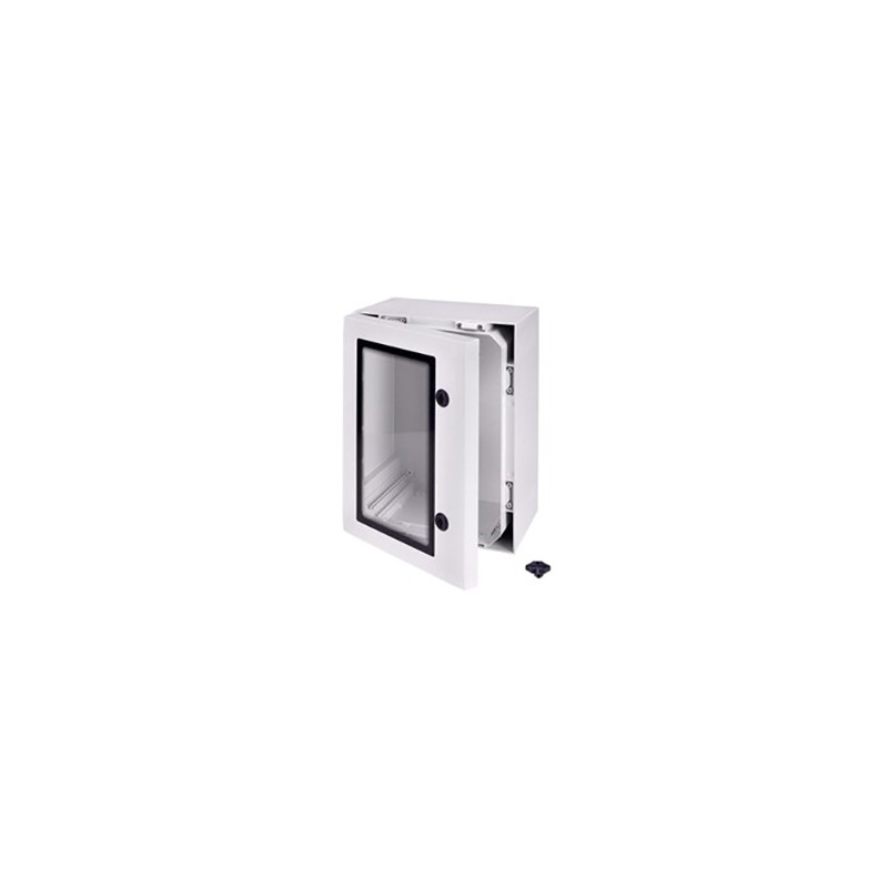 1 pcs - Fibox ARCA Series Polycarbonate Wall Box, IP66, Viewing Window, 400 mm x 300 mm x 210mm