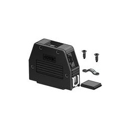 1 pcs : 16-001830E - D-Sub Backshells 25 POS BLACK PLASTIC HOOD