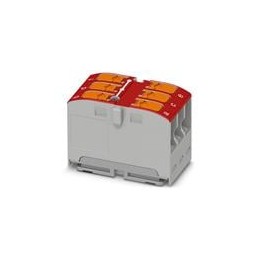 1 pcs : 1019566 - DIN Rail Terminal Blocks PTVFIX 6X2,5 RD