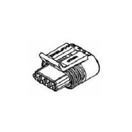 1 pcs : 12162188 - Automotive Connectors 4P FM BLK CON ASSY 150.2 SERIES