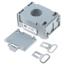1 pcs - HOBUT CT132 Series DIN Rail Mounted Current Transformer, 250A Input, 250:5, 5 A Output, 21mm Bore