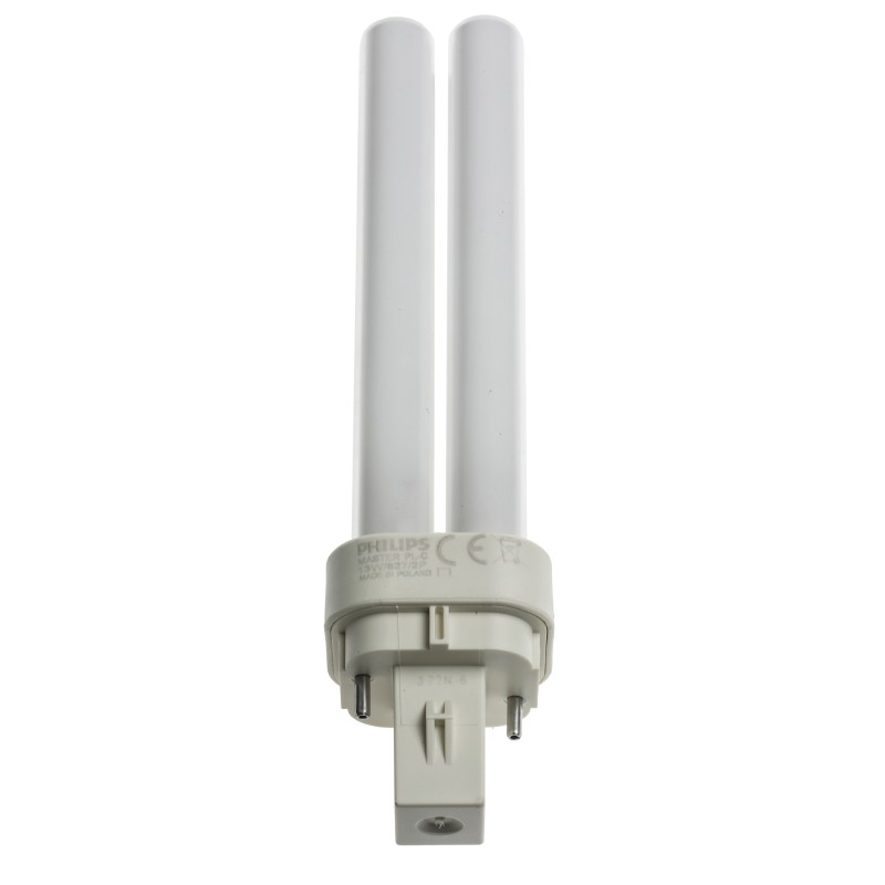 1 pcs - G24d-1 2D Shape CFL Bulb, 13 W, 2700K, Warm White Colour Tone