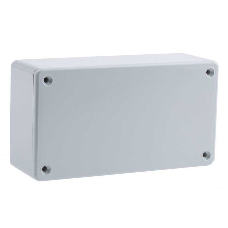 1 pcs - Hammond 1591 Series Grey Flame Retardant ABS Enclosure, IP54, Grey Lid, 120 x 65 x 40mm