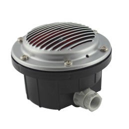 1 pcs - RS PRO Screw Mount Electronic Sounder, 240 V ac, 100dB at 1 m, IP54, AC, Single-Tone