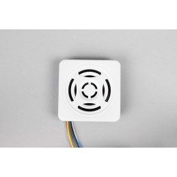 1 pcs - Patlite BSV Series Panel Mount , Wall Mount Voice Annunciator, 10.8 - 26.4 V dc, 87dB at 1 m, IP54, DC, 15-Tone