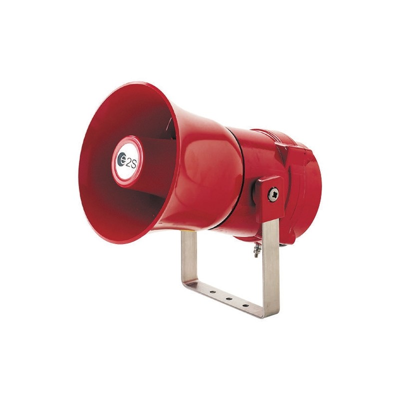 1 pcs - e2s BEXS110 Series Surface Mount Electronic Sounder, 24 V dc, 117dB at 1 m, IP67, DC, 32-Tone