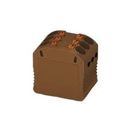 1 pcs : 3002774 - DIN Rail Terminal Blocks PTFIX 6X1,5 BN 1.5mm2 adhesive mnt