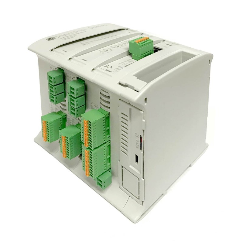 1 pcs - Industrial Shields Raspberry Series PLC CPU for Use with Rasperry PI, 12 - 24 V dc Supply, Digital, Relay