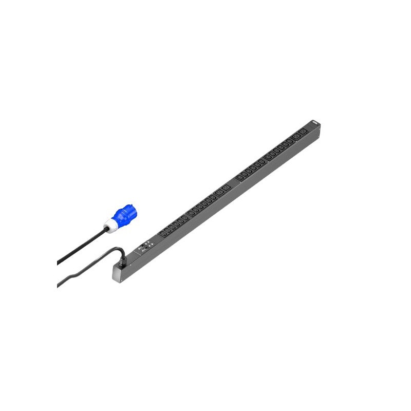 1 pcs - IEC C13, IEC C19 28 Gang Distribution Unit, 3m Cable, 32A, 230 V