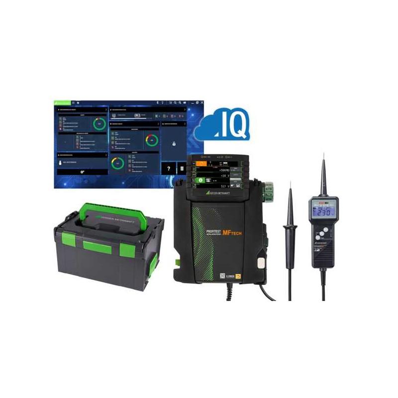 1 pcs - Gossen Metrawatt PROFiTEST MF TECH 0105-Set Multifunction Tester, 600V , Earth Resistance Measurement With USB