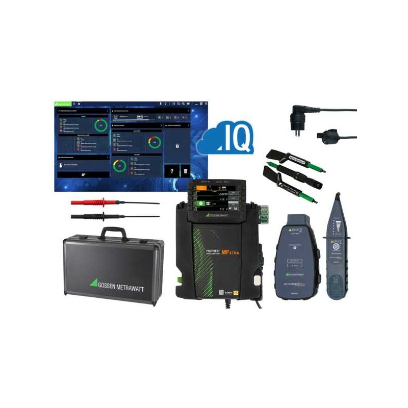 1 pcs - Gossen Metrawatt PROFiTEST MF XTRA Meister-Set Multifunction Tester, 600V , Earth Resistance Measurement With USB
