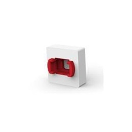 1 pcs : 2311403-3 - Switch Bezels / Switch Caps CAP, SQUARE, RED