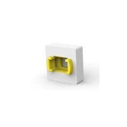 1 pcs : 2311403-5 - Switch Bezels / Switch Caps CAP, SQUARE, YELLOW