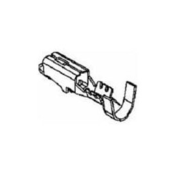 1 pcs : 12077411-L - Automotive Connectors FMALE 280 SERIES TIN CBL RNG 0.5-1.0MM