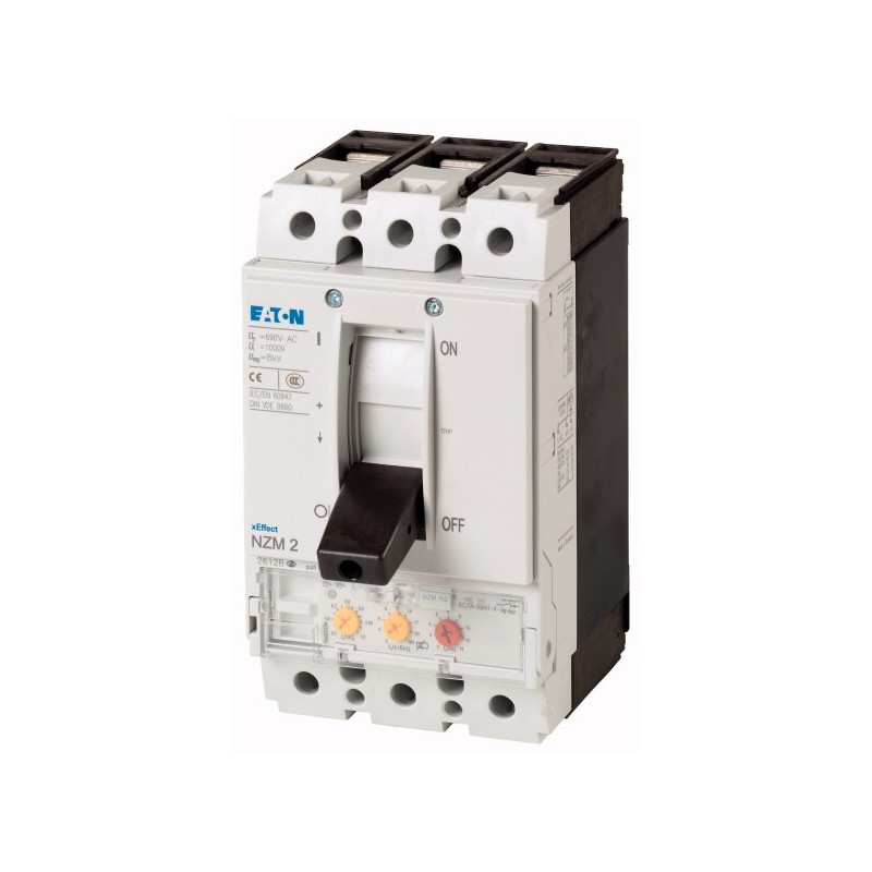 1 pcs - Eaton Circuit Breaker - NZM..-ME..NA 3 Pole 690V ac Voltage Rating, 90A Current Rating