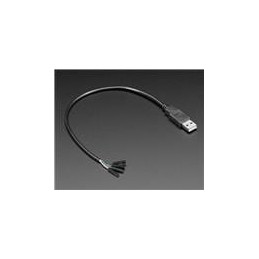 1 pcs : 4448 - USB Cables / IEEE 1394 Cables USB Type A Plug Breakout Cable with Premium Female Jumpers - 30cm long