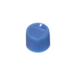1 pcs : 1825068-6 - Switch Bezels / Switch Caps RND SNAP FIT PUSH BT BLUE CAP