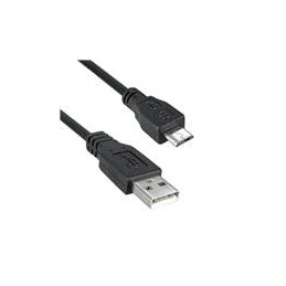 1 pcs : 3025030-03 - USB Cables / IEEE 1394 Cables USB 2.0 A Male to USB 2.0 Micro B Male, Black color, 28/28AWG, 3FT Length