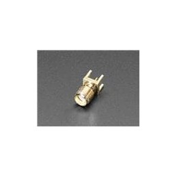 1 pcs : 4644 - RF Connectors / Coaxial Connectors Straight SMA Thru Hole RF Connector