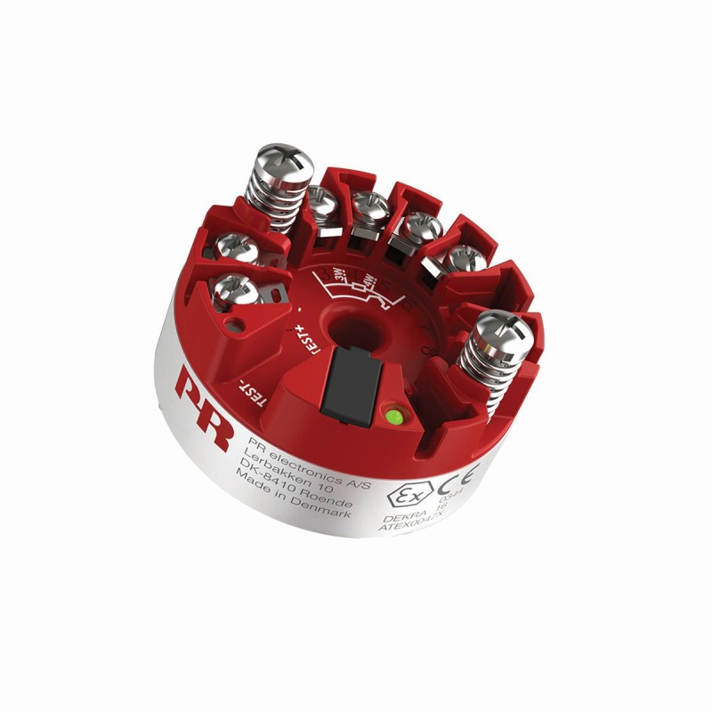 1 pcs - PR Electronics 5437 Temperature Transmitter Linear Resistance, Potentiometer, RTD, Thermocouple, Voltage Input, 7.5