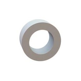 1 pcs : 13RS050071 - Standoffs & Spacers Round Spacer, .316 ID, .500 OD, .234 Length, Natural, Nylon, 5/16 Screw