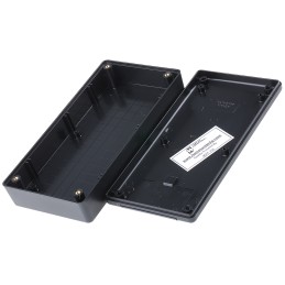 1 pcs - Hammond 1599 Series Black Flame Retardant ABS Handheld Enclosure, Integral Battery Compartment, IP54, 170 x 85 x 34mm