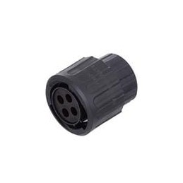 1 pcs : RTS6BS14N4SHEC03 - Standard Circular Connector Male straight plug end cap Sz 14 4 p