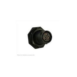 1 pcs : UTS7103S - Standard Circular Connector 3P Strt Socket Plug Jam Nut Size 10