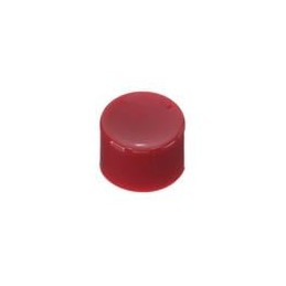 1 pcs : C23204 - Switch Bezels / Switch Caps RND SNAP FIT PUSH BT RED CAP