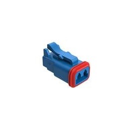 1 pcs : AT06-2S-BLU - Automotive Connectors 2 Pin Plug