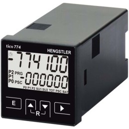 1 pcs - Hengstler TICO 774 Batch Counter, Shift Counter, Tachometer, Timer Counter, 6 Digit, 60kHz, 12 - 30 V dc