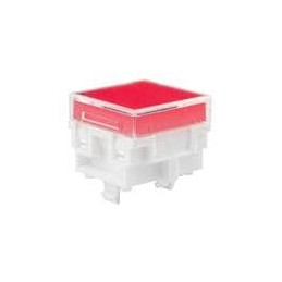 1 pcs : AT4162JC - Switch Bezels / Switch Caps SQR CAP RED LB