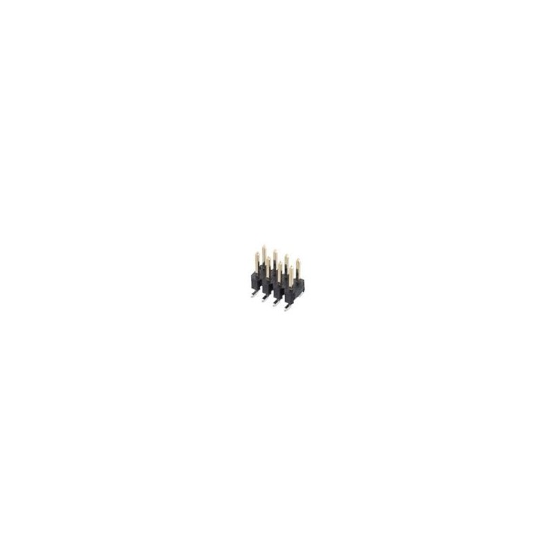 1 pcs : M20-8750442 - Headers & Wire Housings 2.54mm 4+4 DIL SMT P/HDR W/PEGS