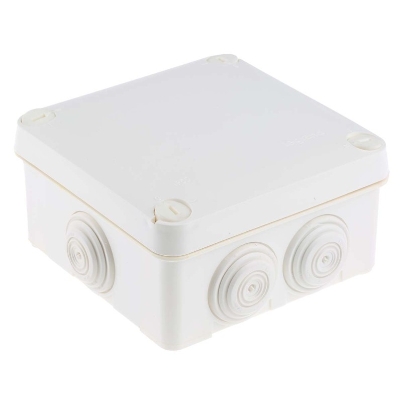 1 pcs - Legrand Plexo Series Grey Plastic Junction Box, IP55, 105 x 105 x 55mm