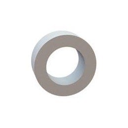 1 pcs : 13RS062525 - Standoffs & Spacers Round Spacer, .390 ID, .625 OD, .250 Length, Natural, Nylon, 3/8 Screw