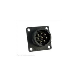 1 pcs : UTS0128P - Standard Circular Connector 8P SQ FLANGE PIN RECEPTACLE SIZE 12