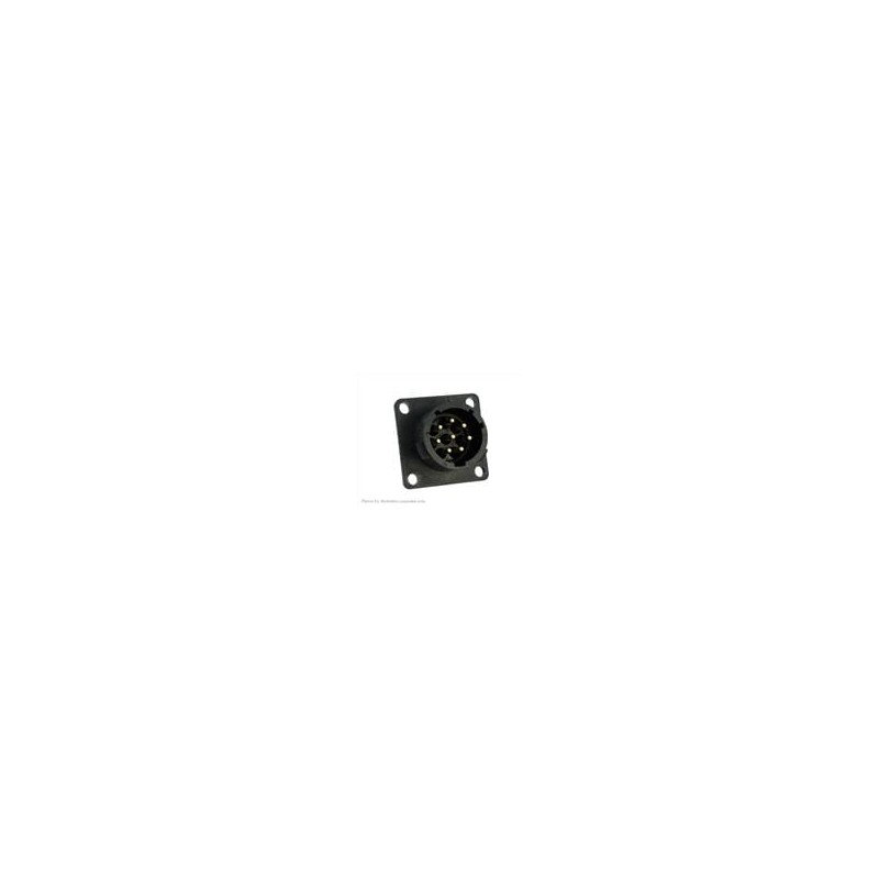 1 pcs : UTS0128P - Standard Circular Connector 8P SQ FLANGE PIN RECEPTACLE SIZE 12