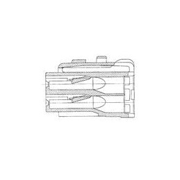 1 pcs : 7123746440 - Automotive Connectors CONN 6P SWP LT GRY
