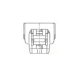 1 pcs : 7283702310 - Automotive Connectors CONN 2P 090 II DARK GRY