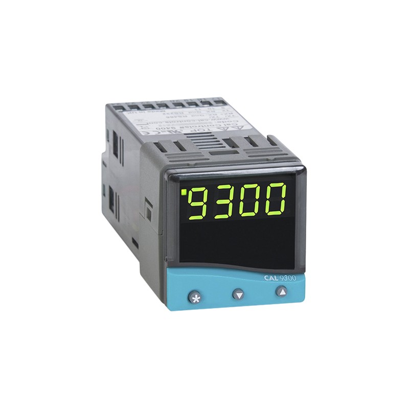 1 pcs - CAL 9300 PID Temperature Controller, 48 x 48 (1/16 DIN)mm, 2 Output Relay, SSD, 12 - 24 V ac/dc Supply Voltage