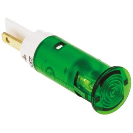 1 pcs - Signal Construct Green Panel Mount Indicator, 230V, 10mm Mounting Hole Size