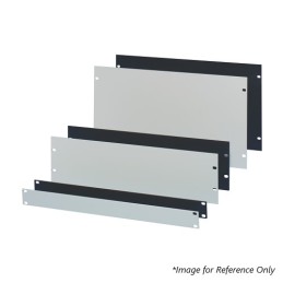 1 pcs - nVent SCHROFF RAL 7021 Black Grey Front Panel, 3U, 84HP